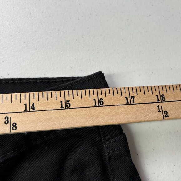 Levis Denison 285 Relaxed Fit Jeans Mens 32 X 32 Black Cotton Denim - Picture 8 of 10